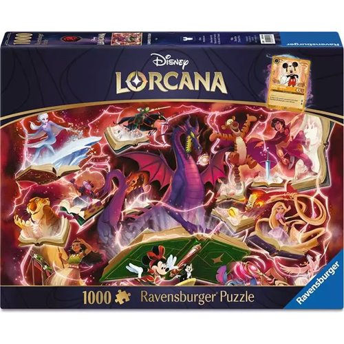 Disney Lorcana Glimmers of the Realm: Ruby 1,000-Piece Puzzle