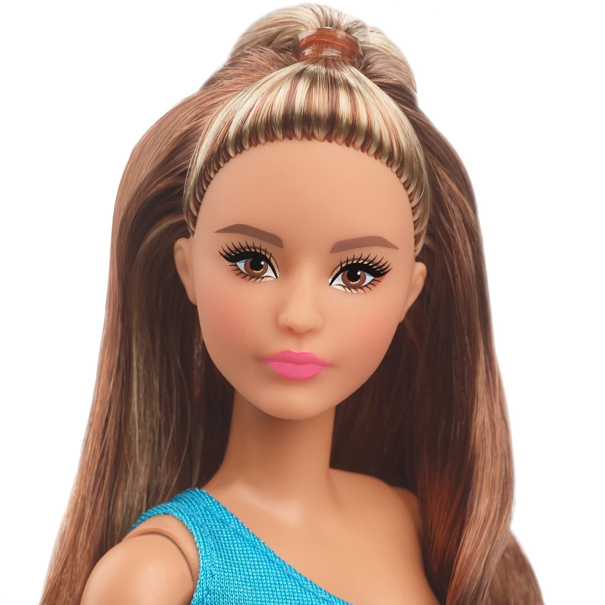 Barbie Small Styling Head with Dark Brown Hair - Just Play