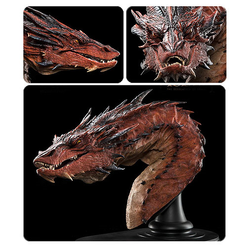 Smaug the Terrible King Under Mountain Dragon WETA Statue Hobbit Lord of Ring