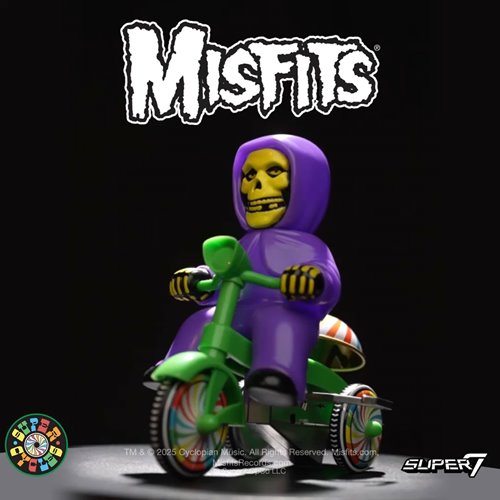 Misfits Fiend (Purple with Green Trike) Super Cycles Vinyl Figure