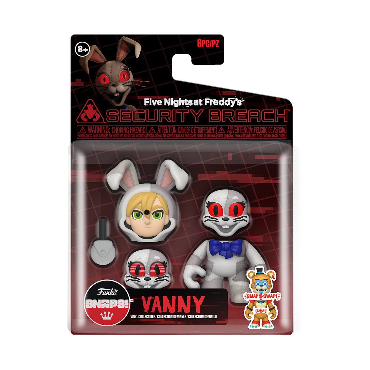 Five Nights At Freddys Security Breach Vanny Snap Mini Figure