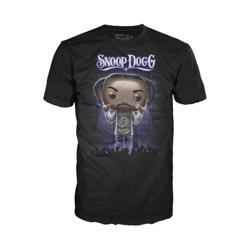 Snoop Dogg Adult Boxed Black Pop! T-Shirt