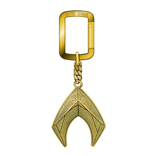 Aquaman Logo Pewter Key Chain