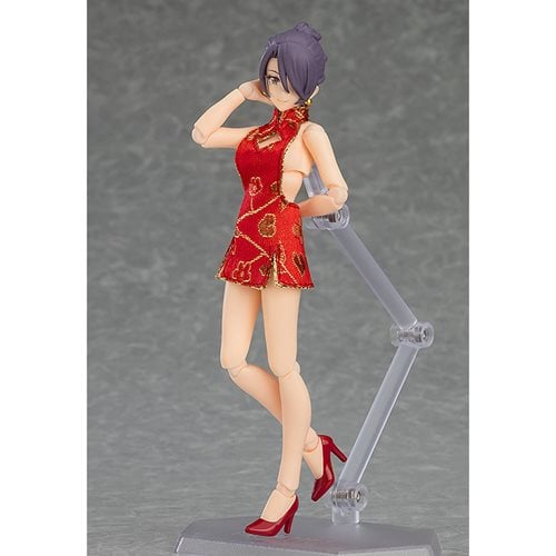 Mika with Mini Skirt Chinese Dress Outfit Figma Action Figure