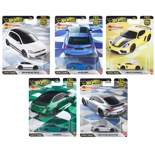 Hot Wheels Car Culture 2026 Mix 8 Deutschland Design Vehicle Case of 10