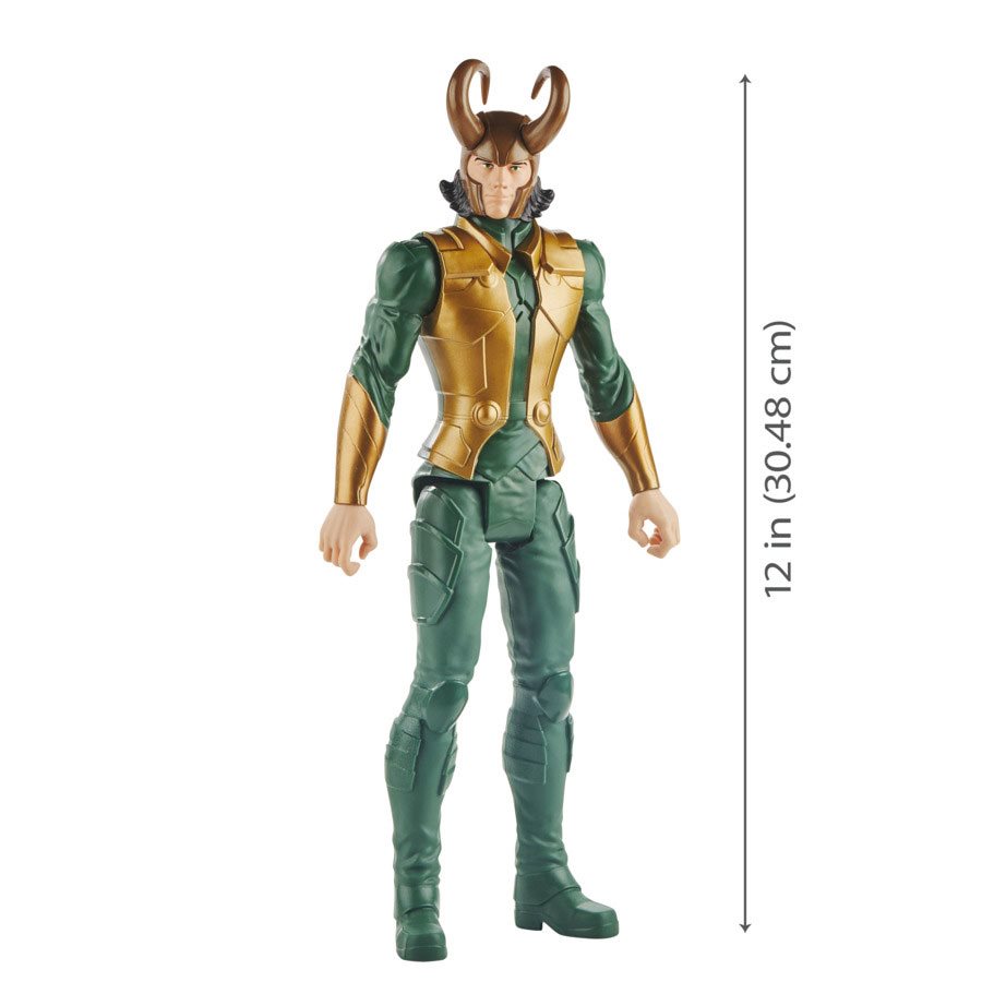 Marvel Avengers Titan Hero Series Collectible 12-Inch Loki Action Figure,  Toy For Ages 4 and Up - Marvel