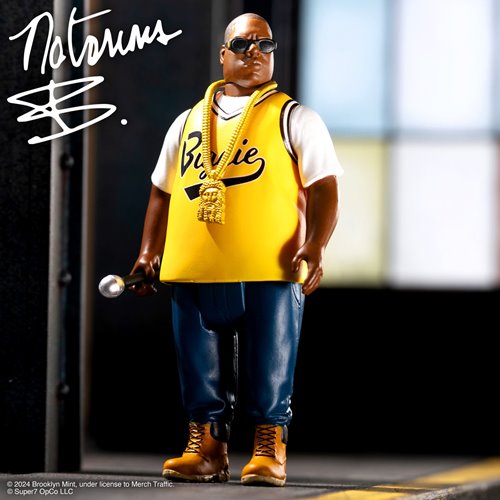 The Notorious B.I.G. (Yellow Jersey) 3 3/4-Inch ReAction Figure