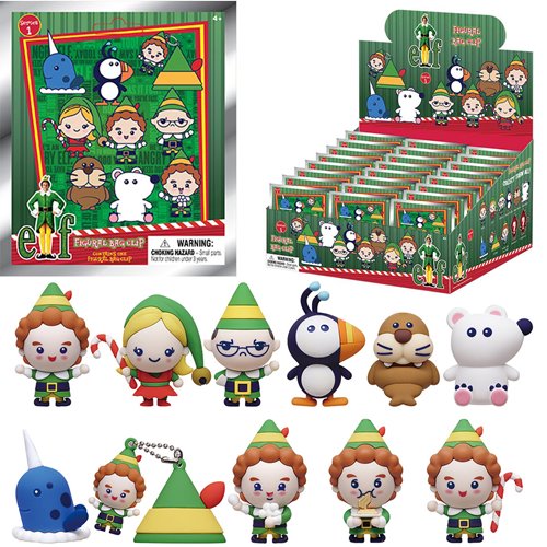 Elf Series 1 3D Foam Bag Clip Display Case of 24