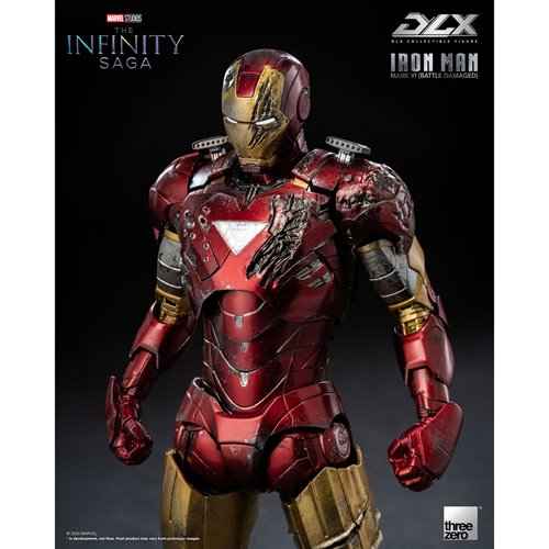 Marvel Studios: The Infinity Saga Iron Man Mark 6 Battle Damaged DLX Action Figure