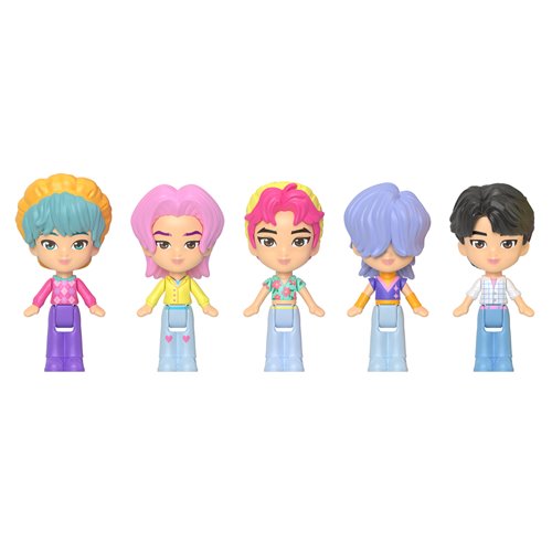 KPop Demon Hunters Polly Pocket Saja Boys Playset 5-Pack