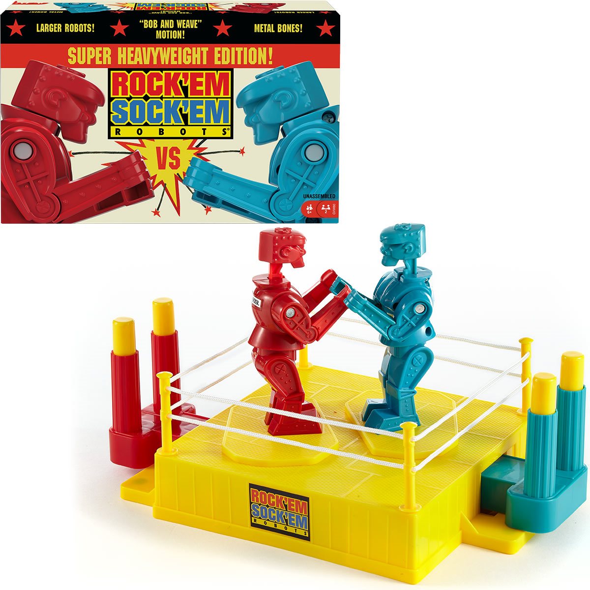 Mattel Rock 'Em Sock 'Em Robots® Classic Boxing Match Game for