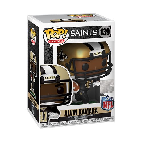 NFL Saints Alvin Kamara Pop! Vinyl Figure