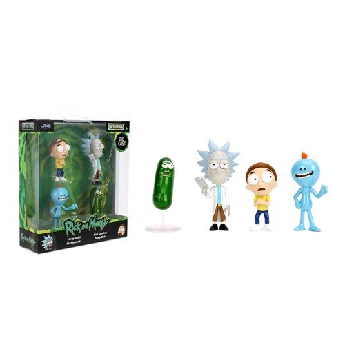 Rick and Morty Wave 1 MetalFigs 2 1/2-Inch Die-Cast Metal Mini-Figure 4-Pack