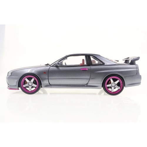 1999 Nissan Skyline GT-R R34 1:18 Scale Die-Cast Metal Vehicle