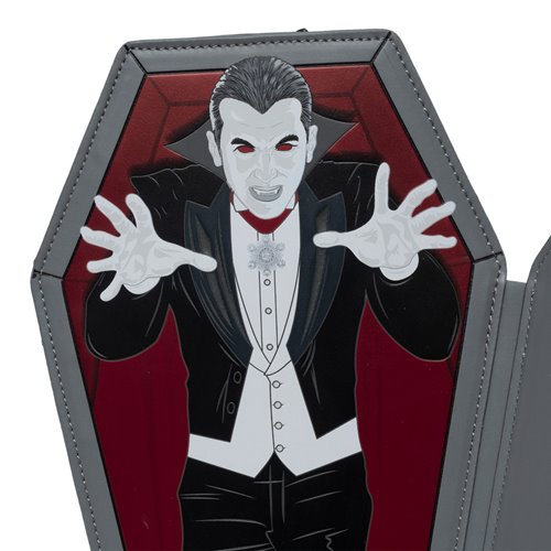 Universal Monsters Dracula Coffin Convertible Backpack - Entertainment Earth Exclusive