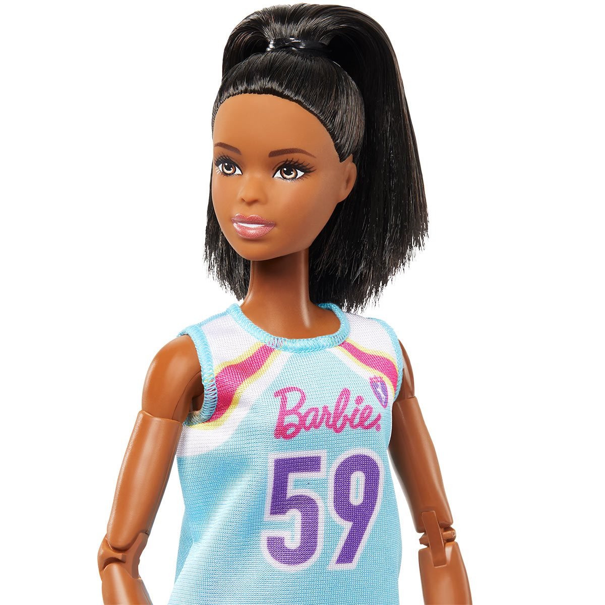  Barbie Made to Move Barbie Doll, Blue Top and Made to Move  Barbie Doll, Pink Top Bundle : Toys & Games