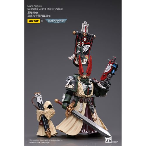 Joy Toy Warhammer 40,000 Dark Angels Supreme Grand Master Azrael 1:18 Scale Action Figure