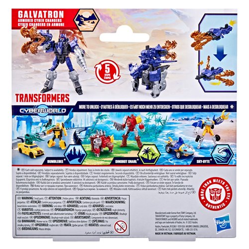 Transformers Cyberworld Galvatron Armored Cyber Changers 4-Inch Action Figure