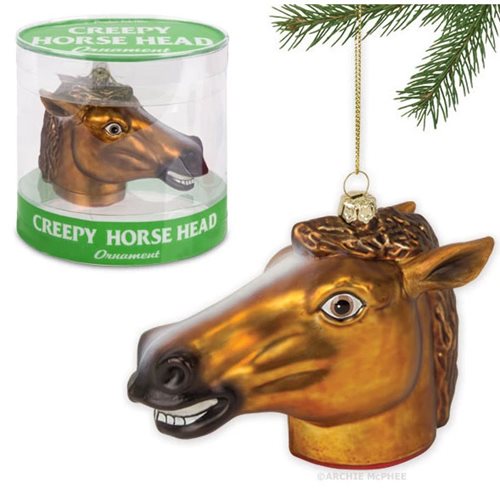 Creepy Horse Head Ornament