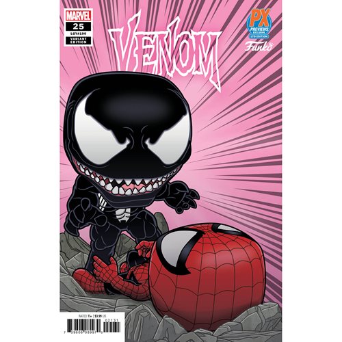 Spider-Man vs Venom Comic Moment Pop! Vinyl Figure 2-Pack - Previews Exclusive with Variant Comic