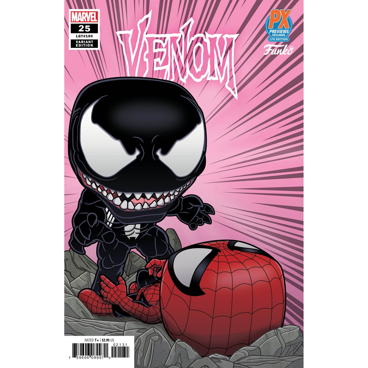 Marvel 2-Pack Funko Pop Venom Vs Spider-man Exclusive Previews
