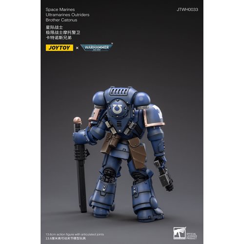 Joy Toy Warhammer 40,000 Space Marines Ultramarines Outriders Brother Catonus 1:18 Scale Action Figu