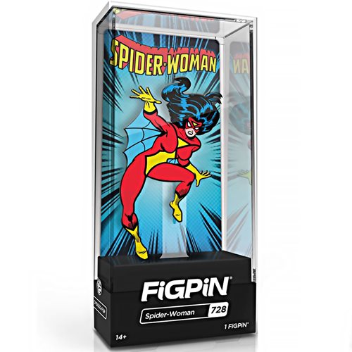 Marvel Spider-Woman FiGPiN Classic Enamel Pin - Entertainment Earth Exclusive