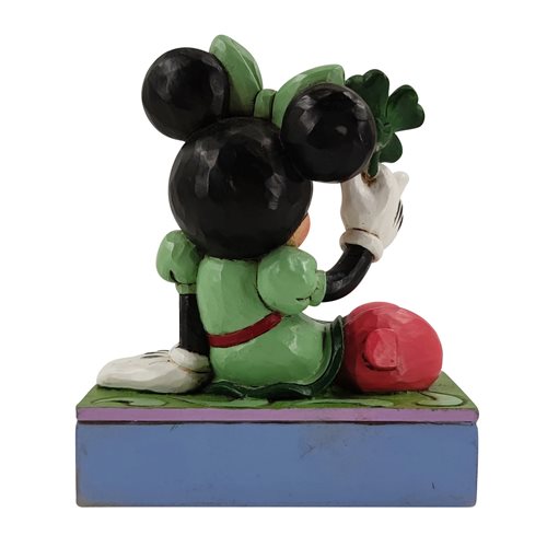 Disney Traditions Minnie Mouse Shamrock Personality Pose by Jim Shore Statue
