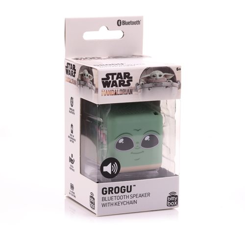 Star Wars: The Mandalorian Grogu Square Bitty Boomers Bluetooth Mini-Speaker
