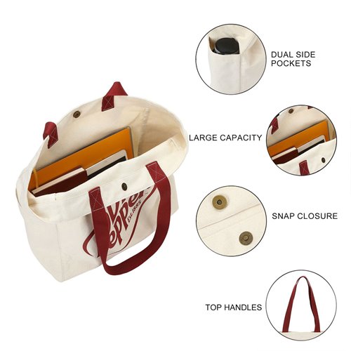 Dr. Pepper Canvas Tote Bag