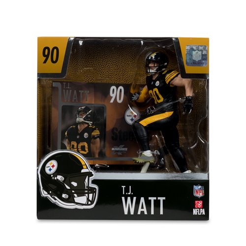 NFL SportsPicks 2025 Pittsburgh Steelers T.J. Watt 7-Inch Scale Posed Figure