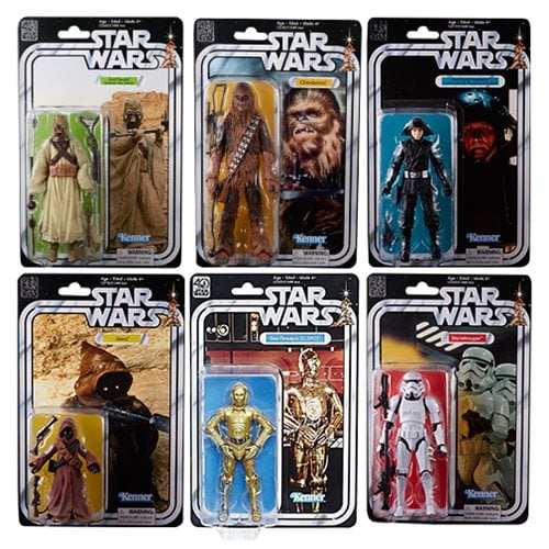 Star Wars Black Series 40th Anniversary 6-Inch Action Figures Complete Set