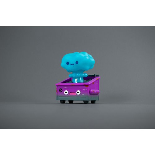 Lil Nuclear Dumpster Fire Biohazard Blue Variant Vinyl Figure - Entertainment Earth Exclusive