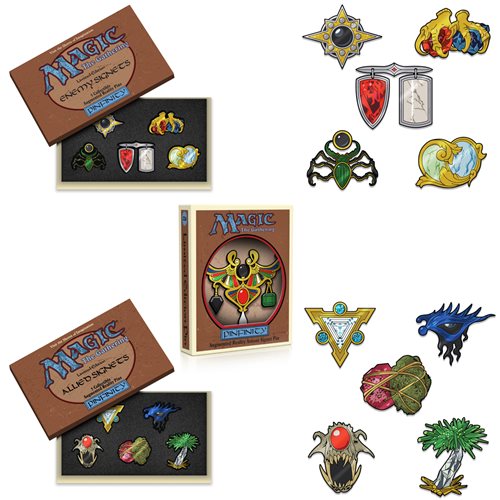 Magic: The Gathering Augmented Reality Enamel Pin Master Pack Set - Previews Exclusive