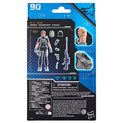 G.I. Joe Classified Series Nightforce Jodie Shooter Craig 6-Inch  Action Figure