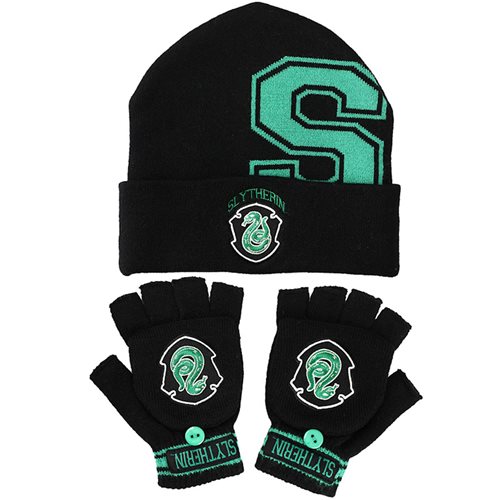 Harry Potter Slytherin Beanie and Glomitts Combo