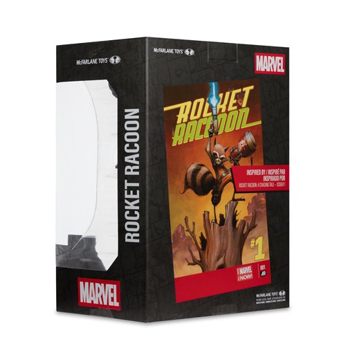 Marvel Wave 7 Rocket Racoon A Chasing Tale #1 1:6 Scale Posed Figure with Scene and Comic