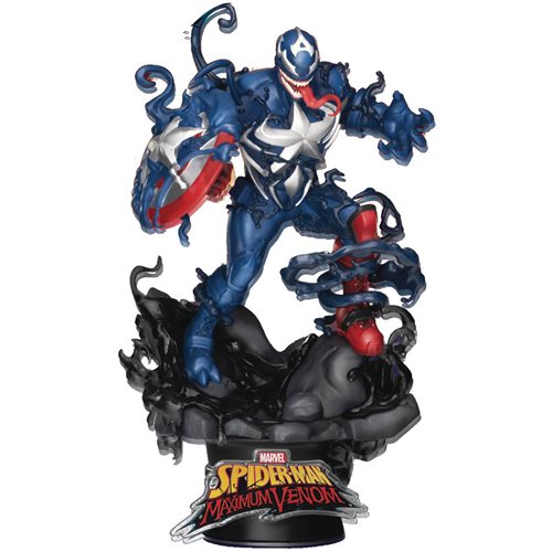 Maximum Venom Captain America D-Stage DS-065 6-Inch Statue