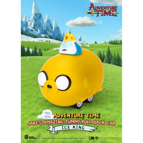 Adventure Time Jake's Amazing Tummy Pull Back Car Series PBC-034 Vehicle Blind Box Case of 6