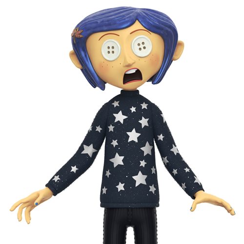 Coraline (Button Eyes) SuperSize 16-Inch Vinyl Figure