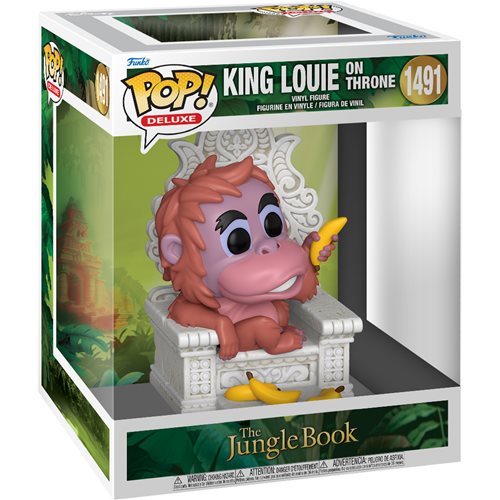 The Jungle Book King Louie on Throne Deluxe Funko Pop! Vinyl Figure