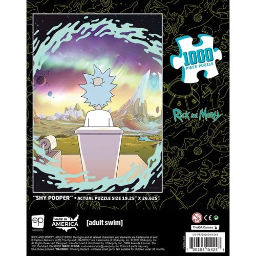 Rick and Morty Shy Pooper 1,000-Piece Puzzle
