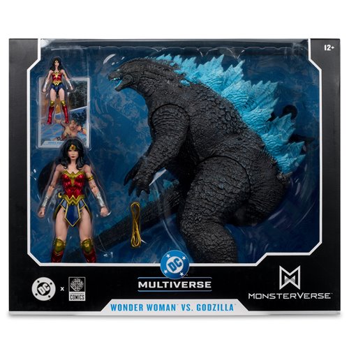 DC Multiverse Wonder Woman vs. Godzilla Megafig Justice League vs. Godzilla vs. Kong Action Figure 2