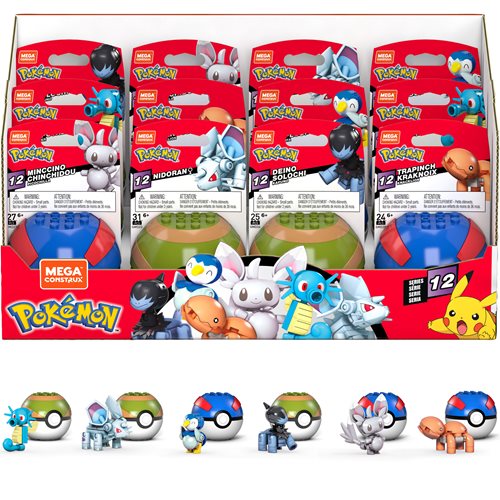 Mega Construx Pokemon Poke Ball Series 12 Random 3-Pack