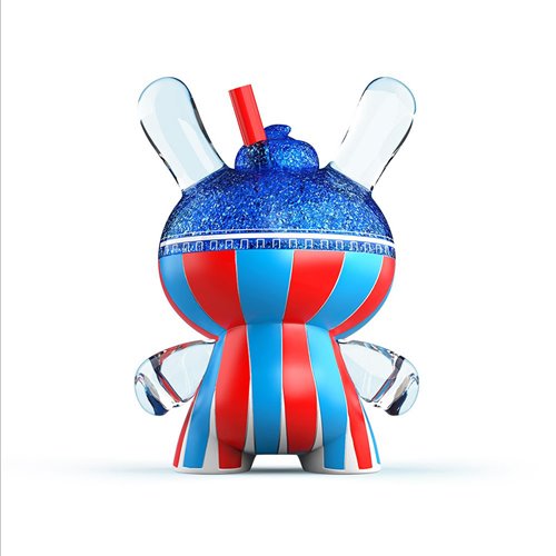 Kidrobot x ICEE Blue Raspberry ICEE 3-Inch Resin Dunny Art Statue
