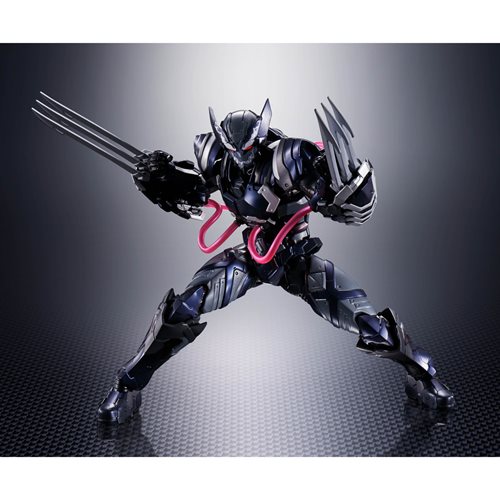 Tech-On Avengers Venom Symbiote Wolverine S.H.Figuarts Action Figure