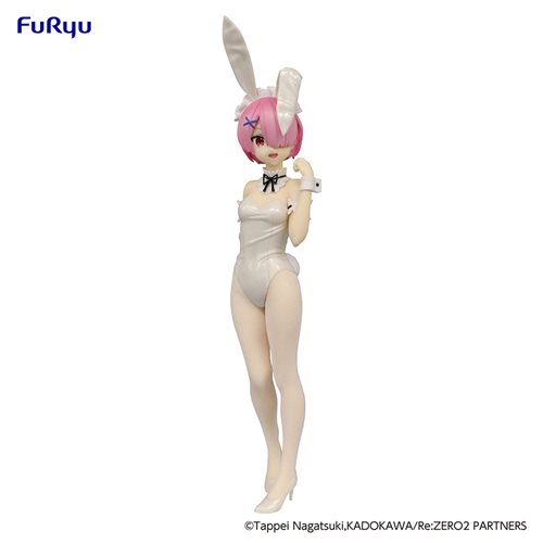 Re:Zero - Starting Life in Another World Ram BiCute Bunnies White Color Version Statue