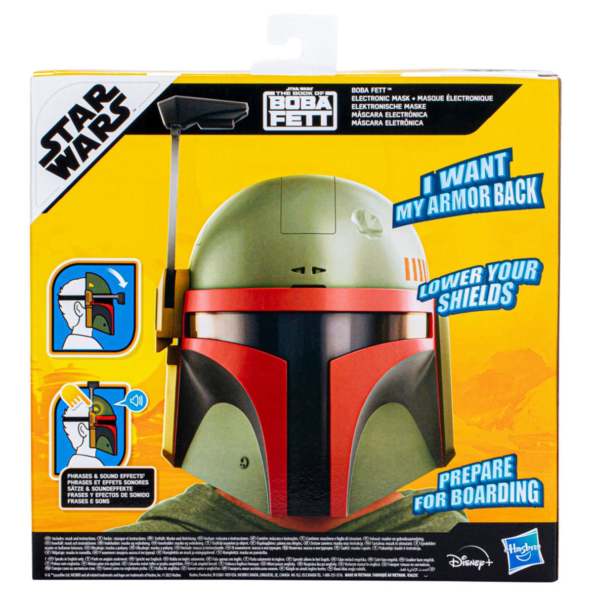 Samenwerking Uitsteken Cater Star Wars The Book of Boba Fett Electronic Mask with Sound Effects