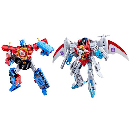 Transformers Timelines Hearts of Steel Comic Edition Optimus Prime and Starscream
