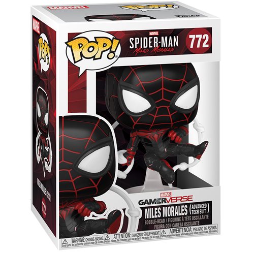 Spider-Man Miles Morales Game Advanced Tech Suit Pop! Vinyl Figure